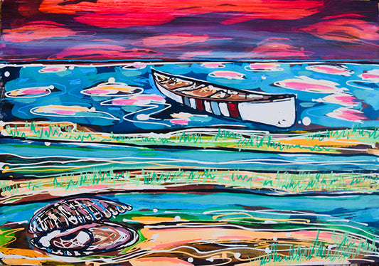 Canoe - Art 4 All Hats & Artwork by Abby Paffrath