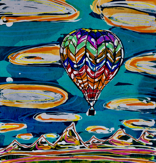 Hot Air Balloon - Art 4 All Hats & Artwork by Abby Paffrath