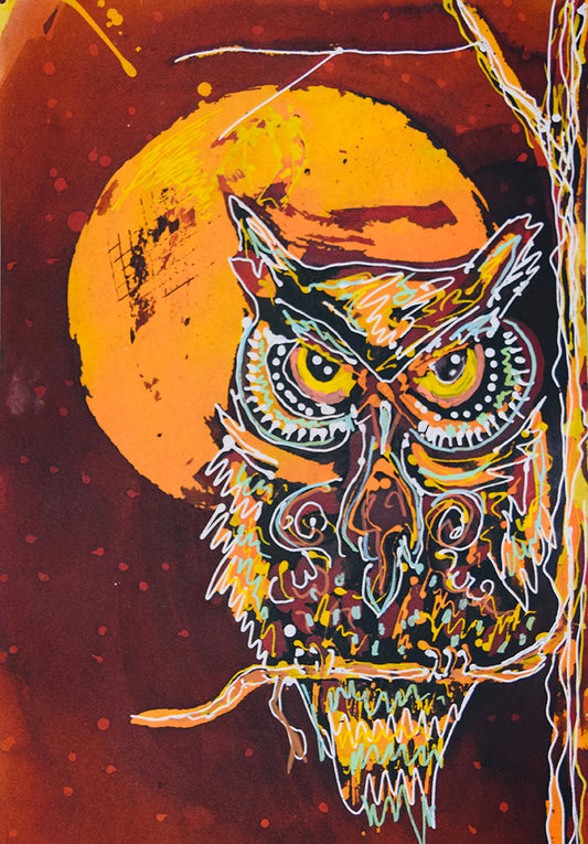 Owl Eyes - Art 4 All Hats & Artwork by Abby Paffrath