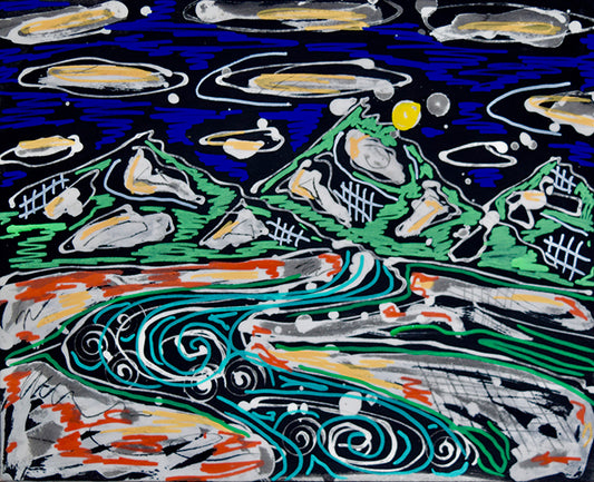 The Flow - Art 4 All Hats & Artwork by Abby Paffrath