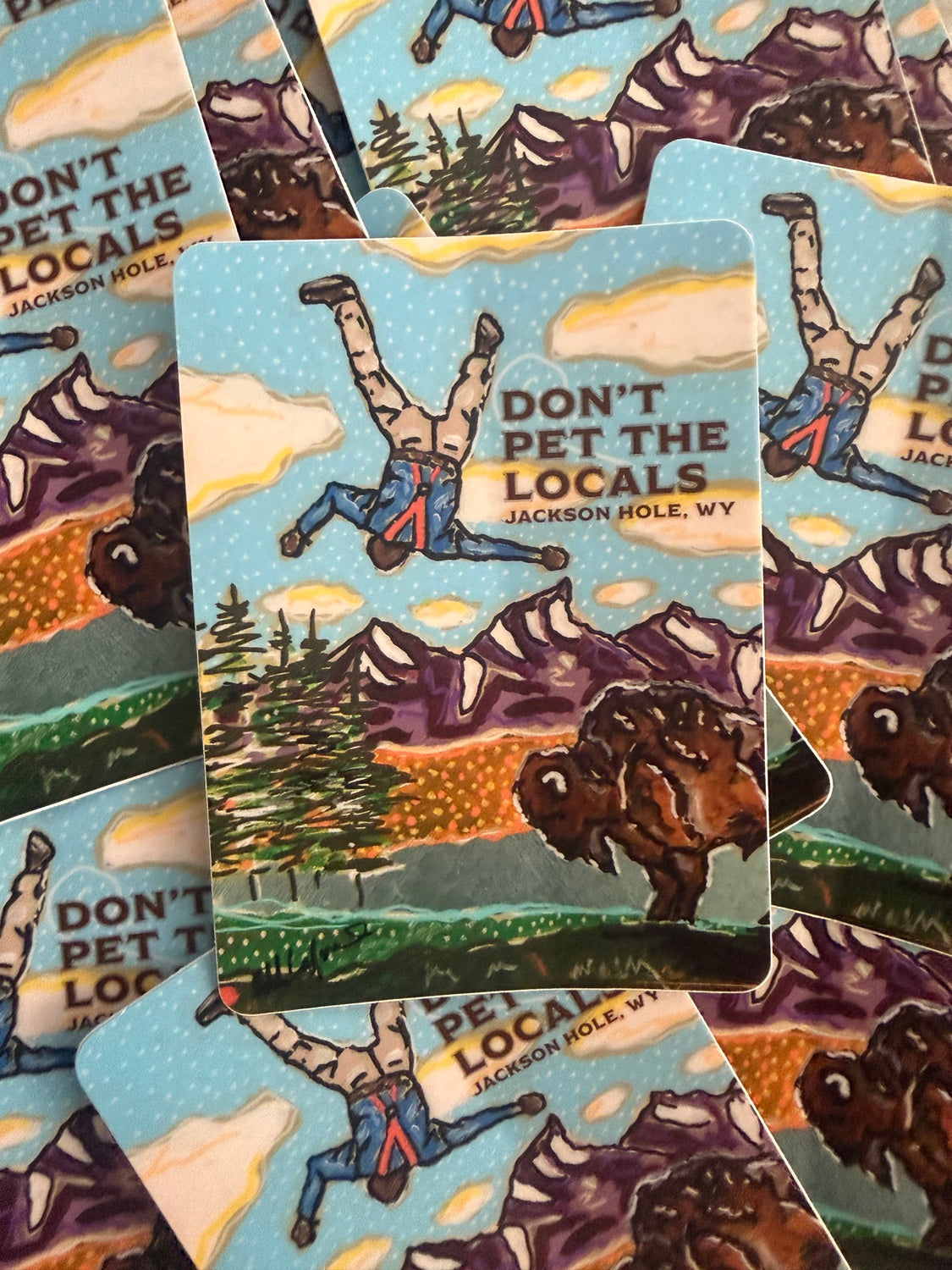 Don’t pet the locals Art 4 All Hats & Artwork by Abby Paffrath