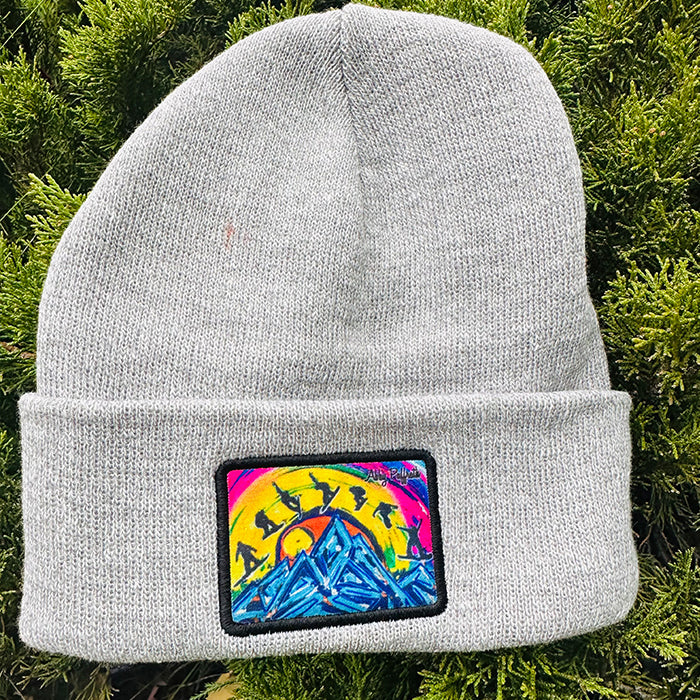 Grey Flying High Beanie - Art 4 All Hats & Artwork by Abby Paffrath