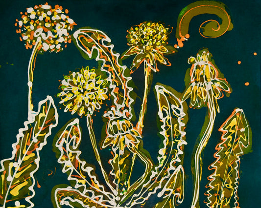 Dandelion Greens - Art 4 All Hats & Artwork by Abby Paffrath