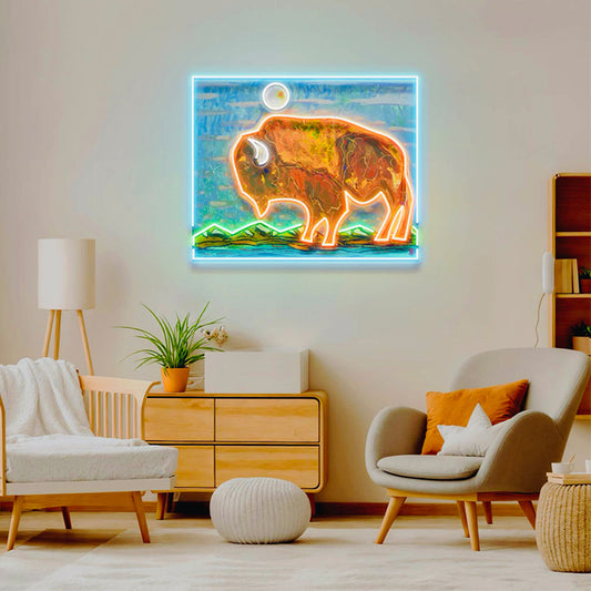 Neon Art - Totanka Country - Art 4 All Hats & Artwork by Abby Paffrath