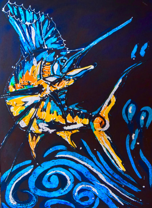Marlin - Art 4 All Hats & Artwork by Abby Paffrath
