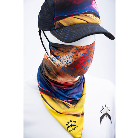 Stormy Skies Bandana/Face Protector Mask - Art 4 All Hats & Artwork by Abby Paffrath