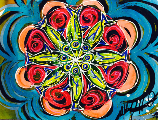 Minnow Mandala - Art 4 All Hats & Artwork by Abby Paffrath