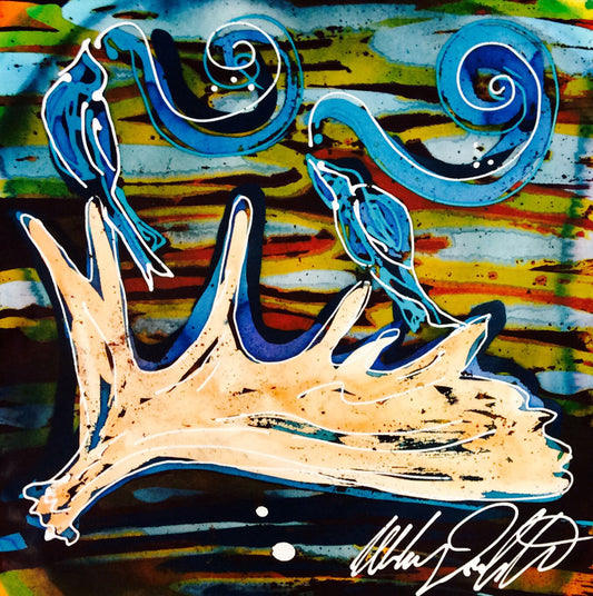 Moose Paddle Perch - Art 4 All Hats & Artwork by Abby Paffrath