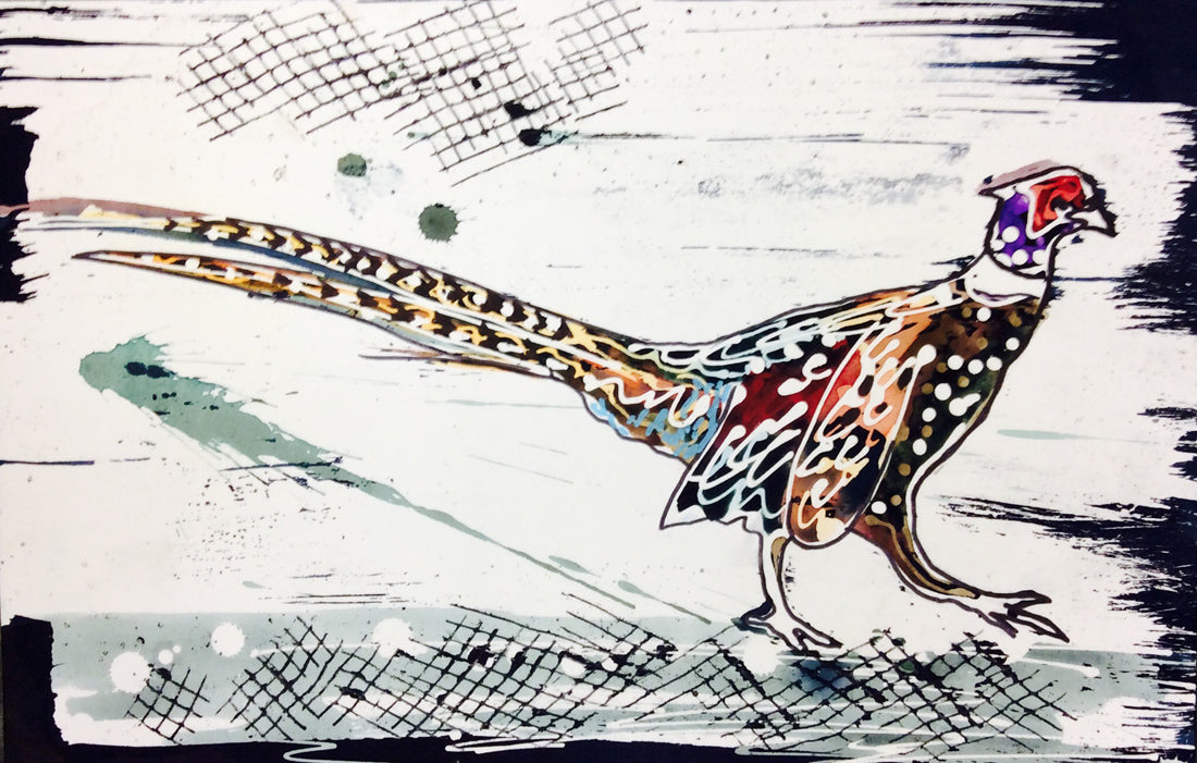 Rooster Sticker - Art 4 All Hats & Artwork by Abby Paffrath