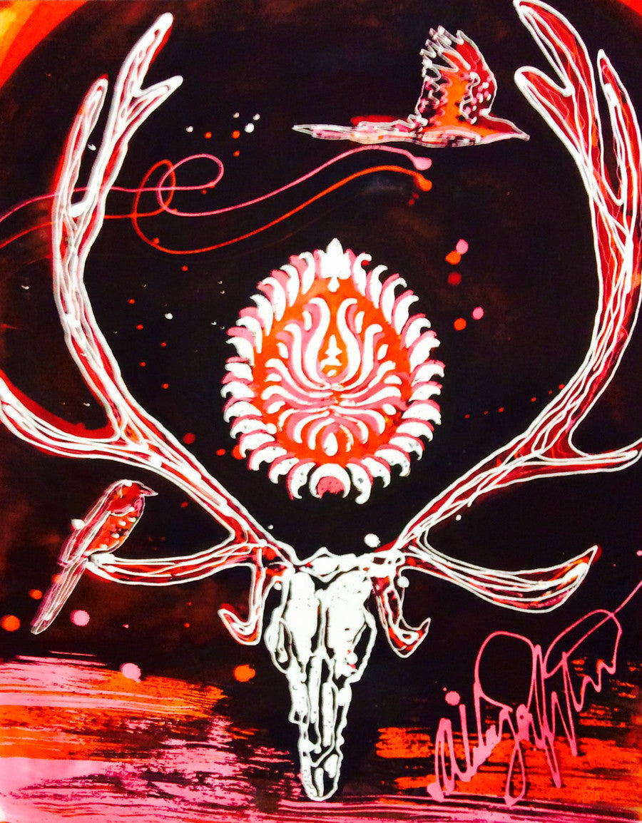 Skull Series Pink