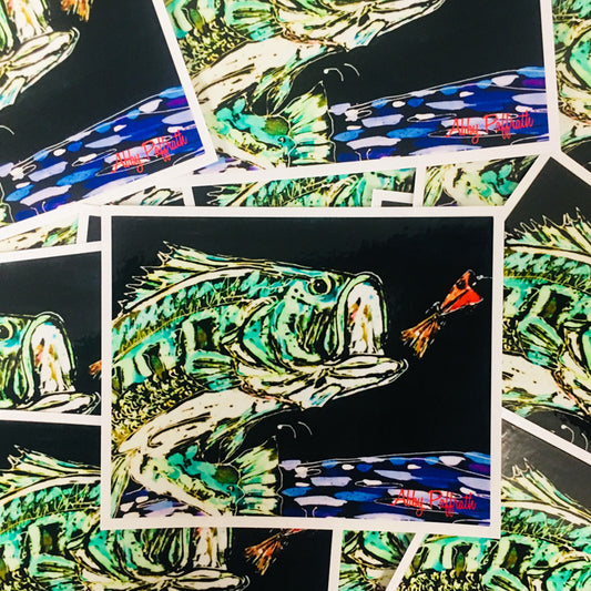 Big Mouth Sticker - Art 4 All Hats & Artwork by Abby Paffrath