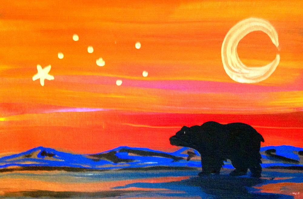 Grizzly Creek Sticker - Art 4 All Hats & Artwork by Abby Paffrath