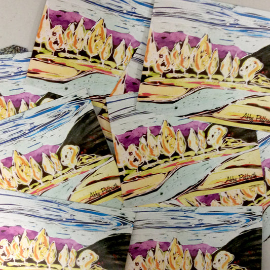 In the Fall Sticker - Art 4 All Hats & Artwork by Abby Paffrath