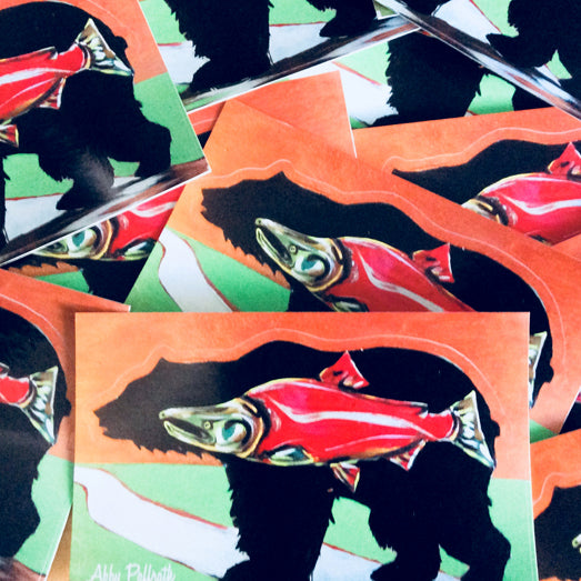 Symbiotic Sticker - Art 4 All Hats & Artwork by Abby Paffrath