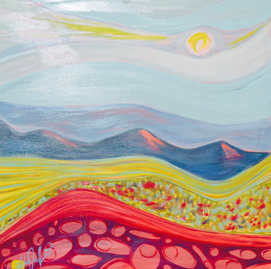 Alpenglow - Art 4 All Hats & Artwork by Abby Paffrath
