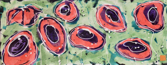 Poppies - Art 4 All Hats & Artwork by Abby Paffrath