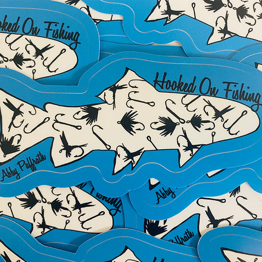 Tie One On Sticker - Art 4 All Hats & Artwork by Abby Paffrath