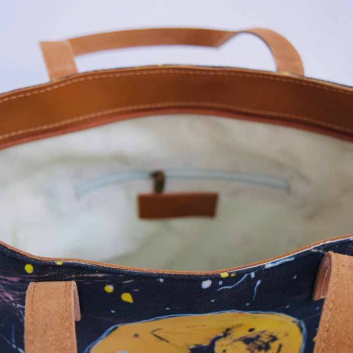 Let'Er Buck Tote Bag - Art 4 All Hats & Artwork by Abby Paffrath