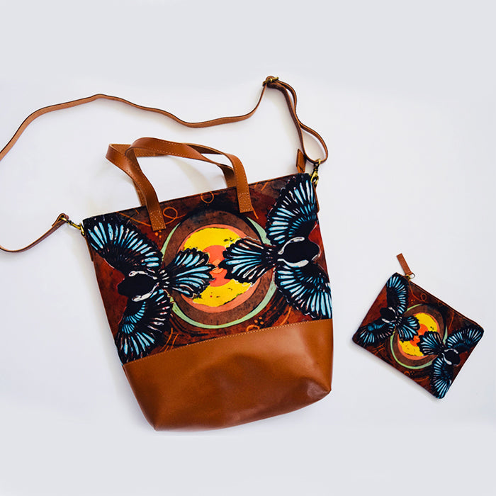Magpie Tote Bag and Coin Purse