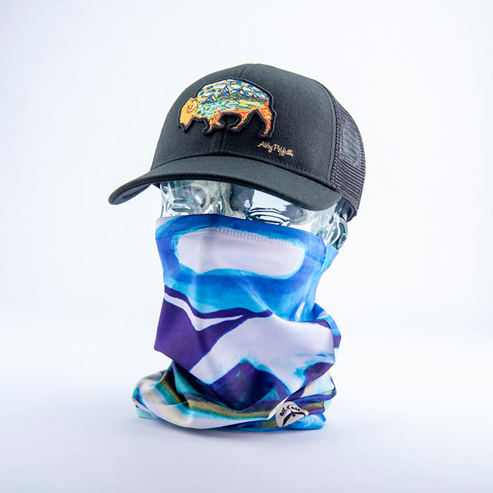 Winter Light Fleece Tube - Art 4 All Hats & Artwork by Abby Paffrath