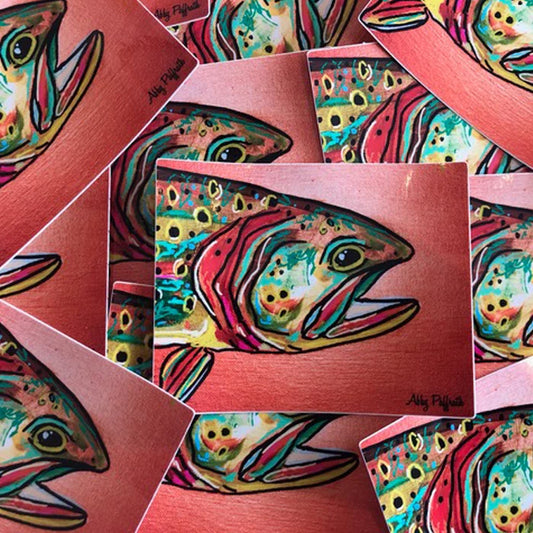 Big Bow Sticker - Art 4 All Hats & Artwork by Abby Paffrath