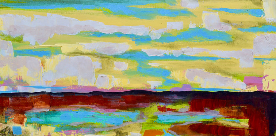 Blue Horizon - Art 4 All Hats & Artwork by Abby Paffrath