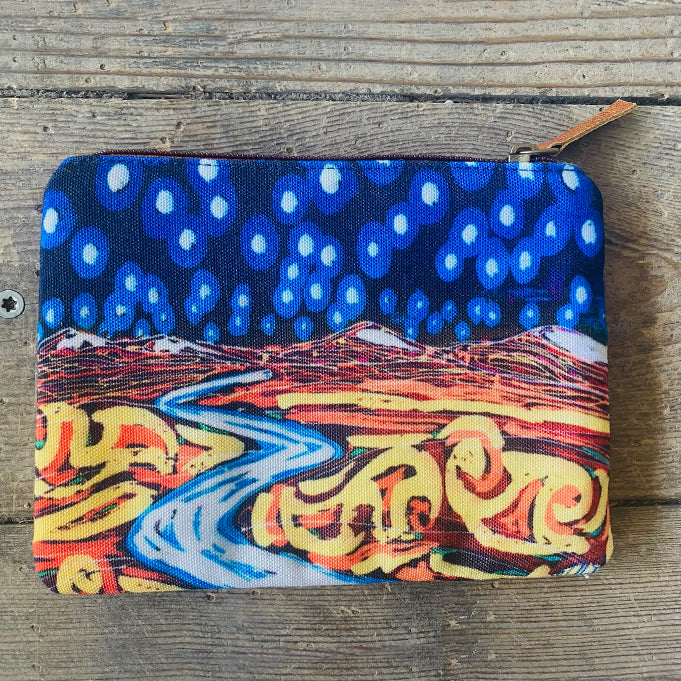 Dream Stream Coin Purse - Art 4 All Hats & Artwork by Abby Paffrath
