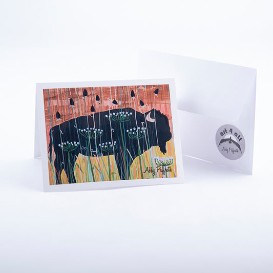 Earth Greeting Card - Art 4 All Hats & Artwork by Abby Paffrath