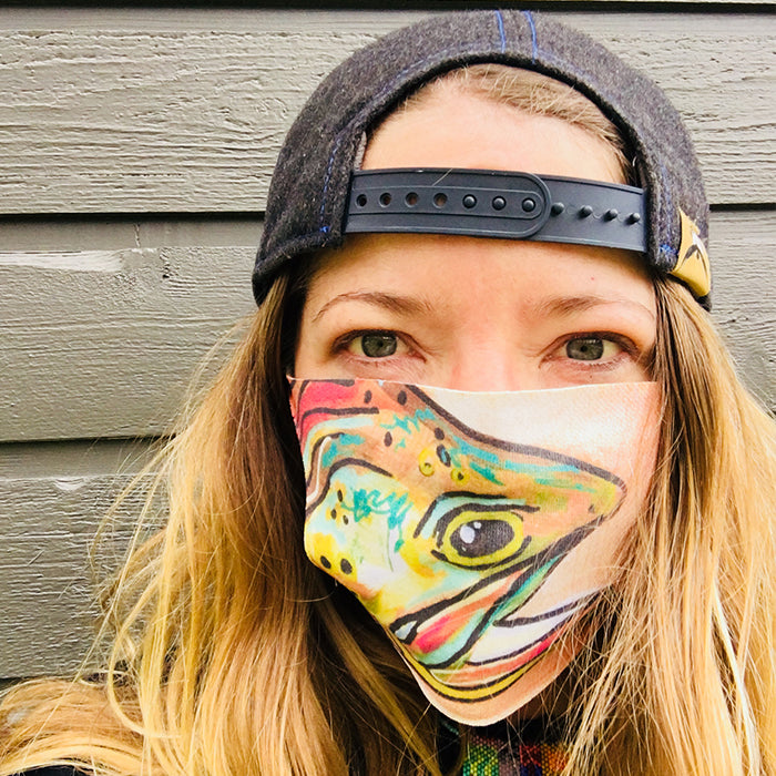 Fish Face Mask - Art 4 All Hats & Artwork by Abby Paffrath