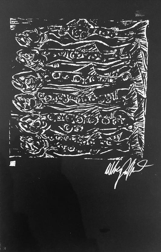 Fish Print - Art 4 All Hats & Artwork by Abby Paffrath