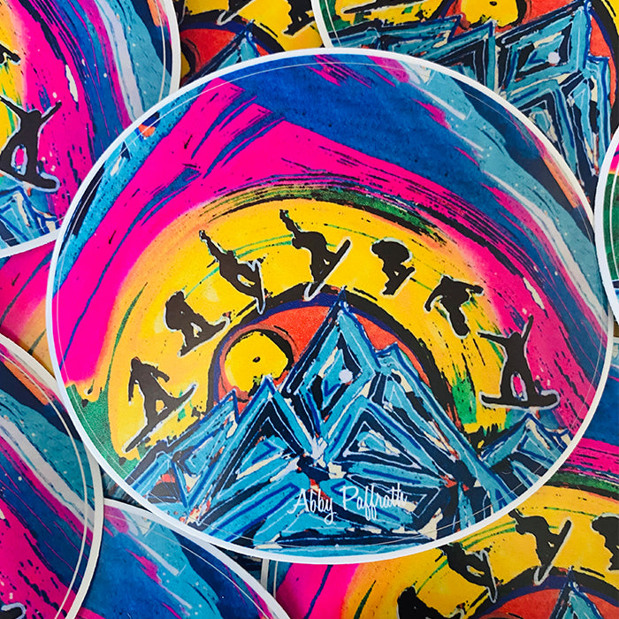 Flying High Sticker - Art 4 All Hats & Artwork by Abby Paffrath