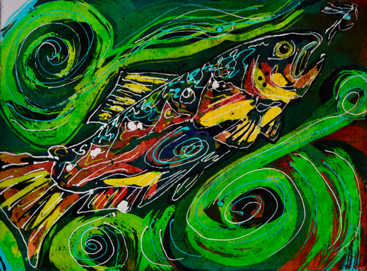 Green River - Art 4 All Hats & Artwork by Abby Paffrath