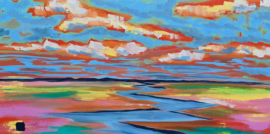 Orange Sky - Art 4 All Hats & Artwork by Abby Paffrath