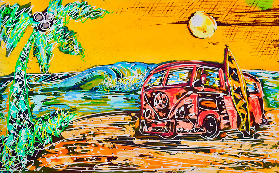 Surf Bum - Art 4 All Hats & Artwork by Abby Paffrath