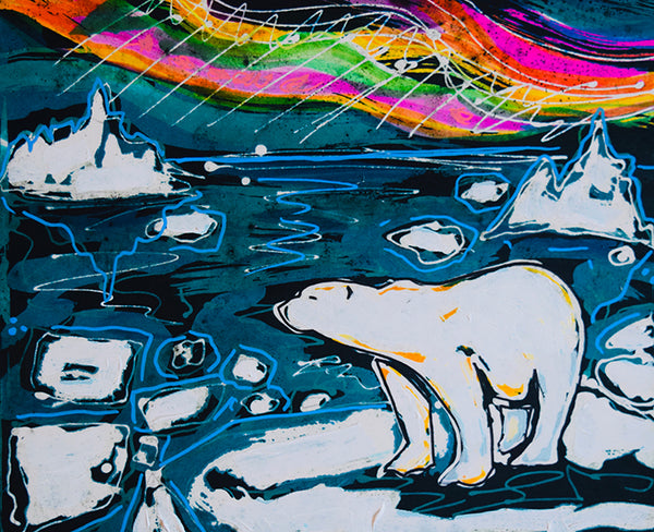 Northern Lights - Art 4 All Hats & Artwork by Abby Paffrath