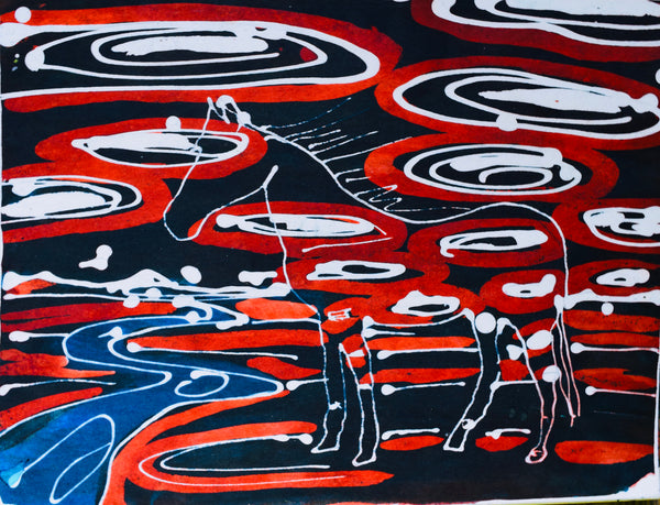 Red Cloud Dreamer - Art 4 All Hats & Artwork by Abby Paffrath