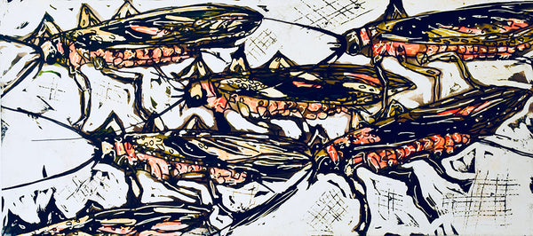 Salmon Flies - Art 4 All Hats & Artwork by Abby Paffrath