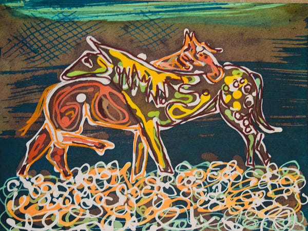 A Friend to Lean On - Art 4 All Hats & Artwork by Abby Paffrath