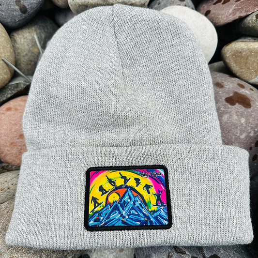 Grey Flying High Beanie - Art 4 All Hats & Artwork by Abby Paffrath