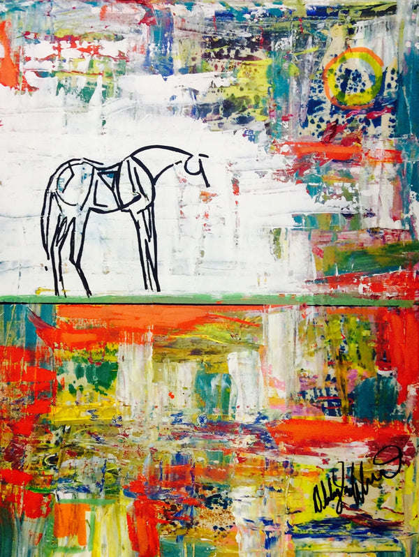 Wire Horse - Art 4 All Hats & Artwork by Abby Paffrath