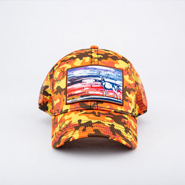 Buck Dusk Blaze Orange - Art 4 All Hats & Artwork by Abby Paffrath