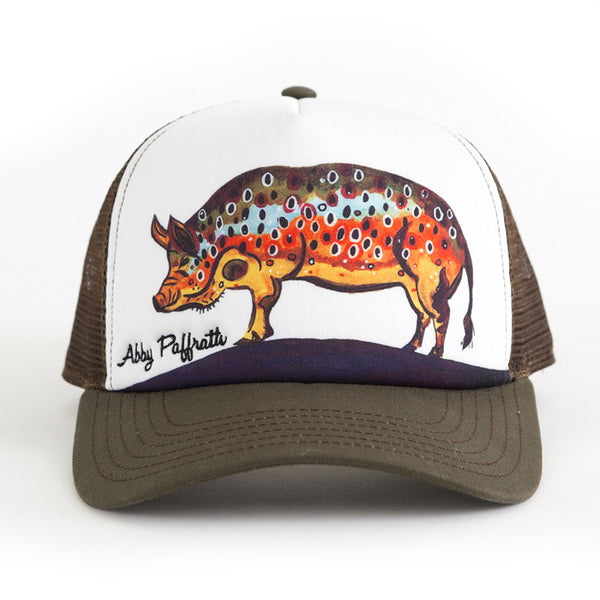 Hog Brown - Art 4 All Hats & Artwork by Abby Paffrath