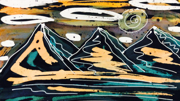 Alpenglow - Art 4 All Hats & Artwork by Abby Paffrath