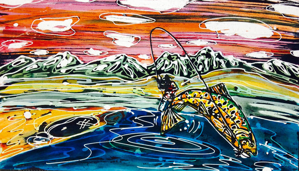 Tight Lines - Art 4 All Hats & Artwork by Abby Paffrath