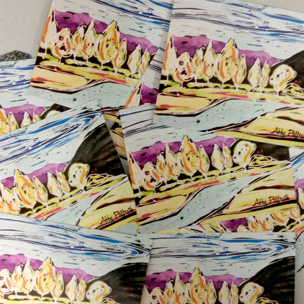 In the Fall Sticker - Art 4 All Hats & Artwork by Abby Paffrath