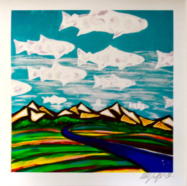 trout dreams limited edition print by abby paffrath