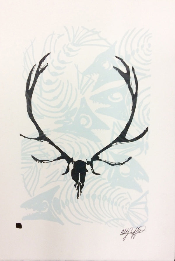 Ashes to Ashes Blue - Art 4 All Hats & Artwork by Abby Paffrath