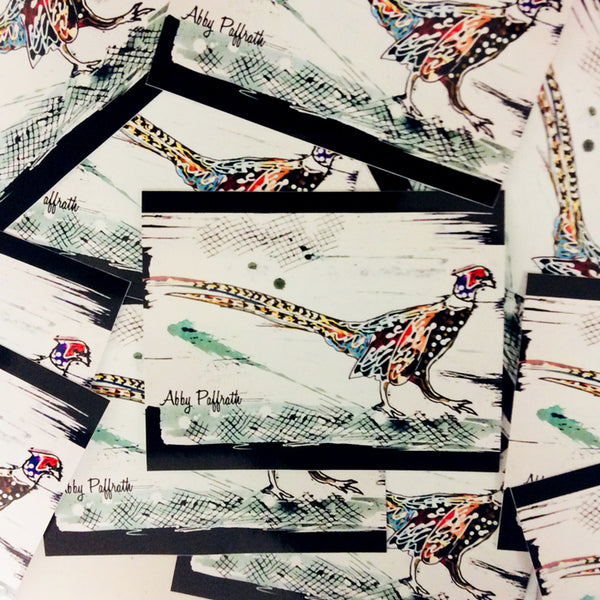 Rooster Sticker - Art 4 All Hats & Artwork by Abby Paffrath