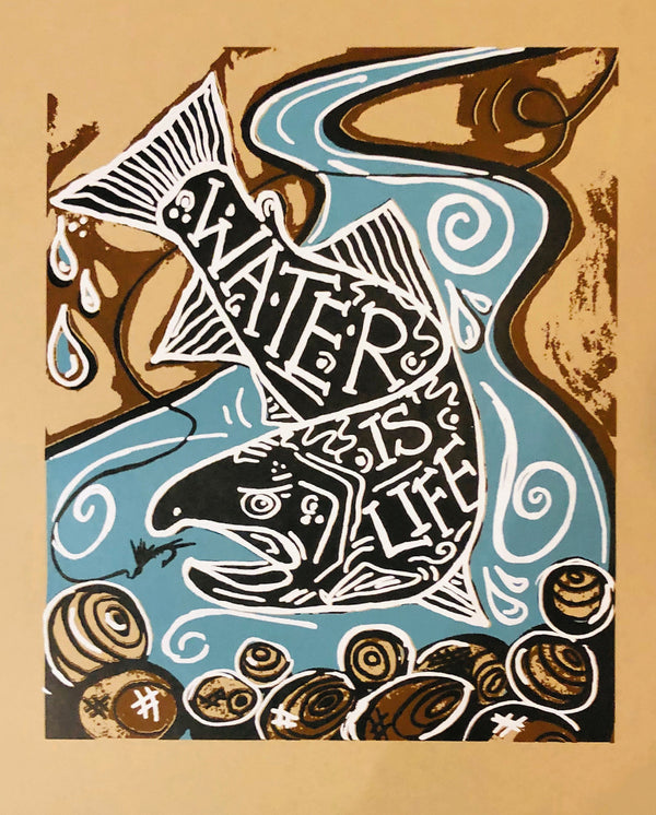 Water is Life - Art 4 All Hats & Artwork by Abby Paffrath