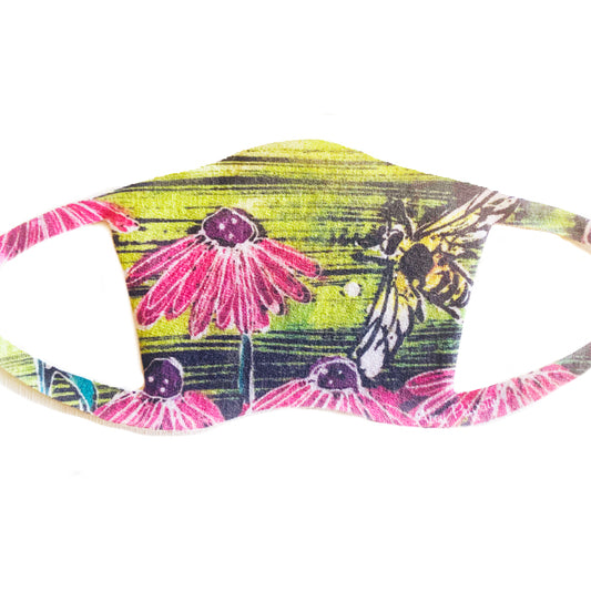 The Buzz Face Mask - Art 4 All Hats & Artwork by Abby Paffrath